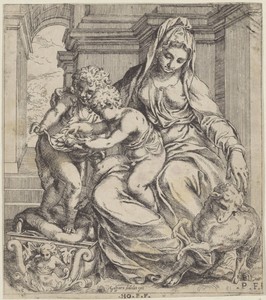 Maria met Kind en de jonge Johannes de Doper