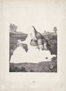 Maria met Kind en de jonge Johannes de Doper in een landschap
