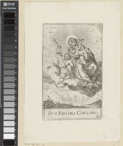Maria met Kind en de jonge Johannes de Doper op een wolk