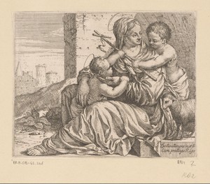 Maria met Kind en Johannes de Doper