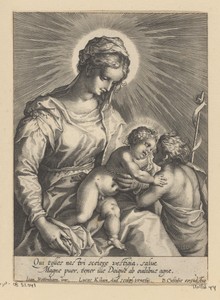Maria met kind en Johannes de Doper
