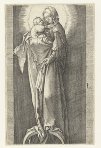 Maria met kind in een nis