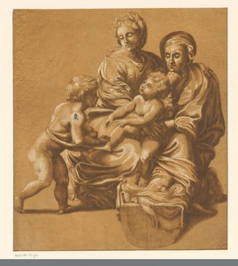 Maria met kind, Johannes en Elisabeth