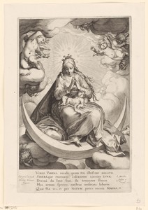Maria met Kind op de maansikkel