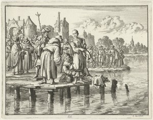 Maria van Monjou voordat ze wordt verdronken, 1551