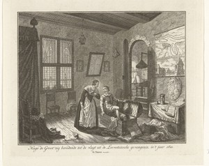 Maria van Reigersberch en Hugo de Groot bereiden zijn vlucht uit Slot Loevestein voor, 1621