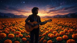 Marigold Dusk Silhouette