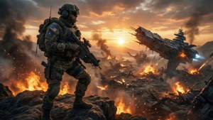 Marine at Dusk