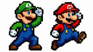 Mario and Luigi Sprites