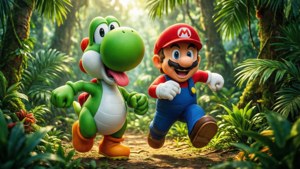 Mario and Yoshi
