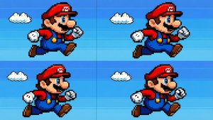 Mario Running Sprite Sheet