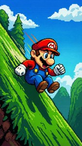 Mario's Hill Slide