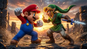 Mario vs Link Showdown