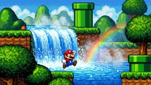 Mario Waterfall Wonder
