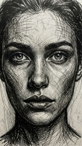 Marker Line Portrait