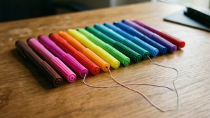 Marker Pens Rainbow