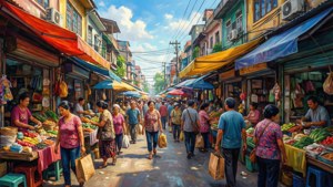 Market Street Bustle