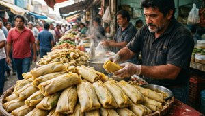 Market Tamale Vendor