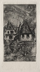 Marketplace with Parasols