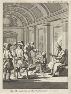 Markies Giovanni Monaldeschi in het paleis van Fontainebleau vermoord, 1657