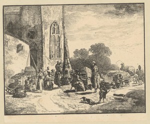 Markt bij de kerk