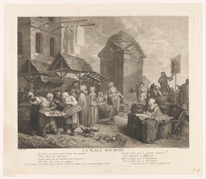Marktvrouwen op de Place Maubert