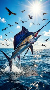 Marlin and Birds