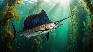 Marlin in Kelp