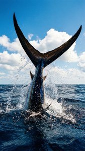 Marlin Tail Splash