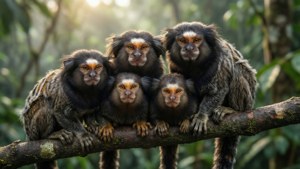 Marmoset Family Morning