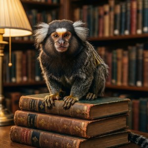 Marmoset in Library