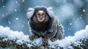 Marmoset in Snow