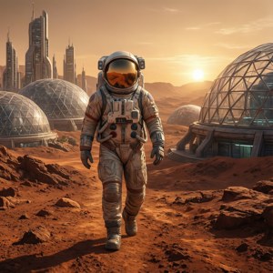 Mars City Astronaut