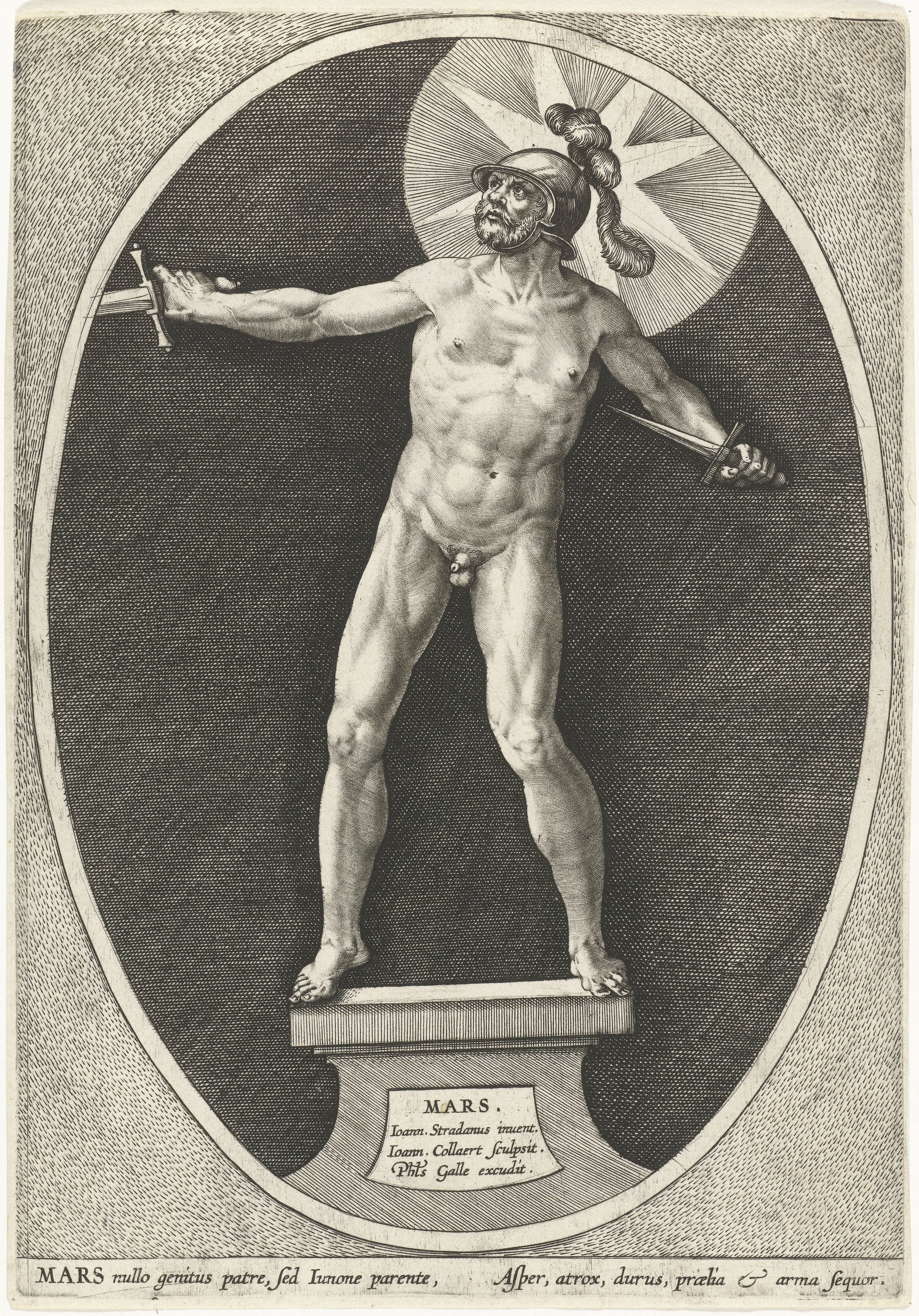 Mars by Jan Collaert (II)