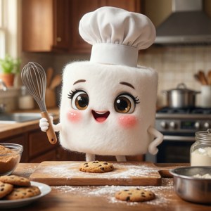 Marshmallow Chef Baking
