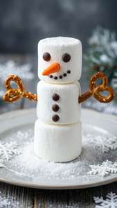 Marshmallow Snowman Treat