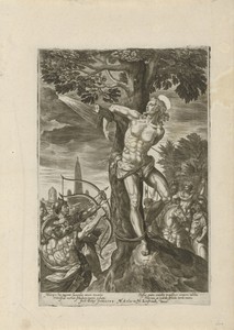 Marteling van de heilige Sebastiaan