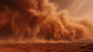 Martian Dust Storm