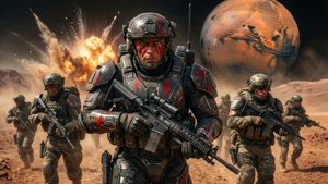 Martian Marines on Mars