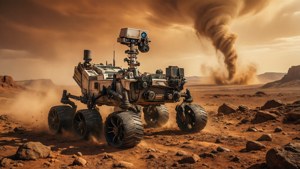 Martian Rover Dust Devil