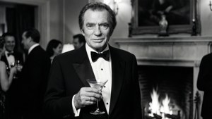 Martini at the Fireplace