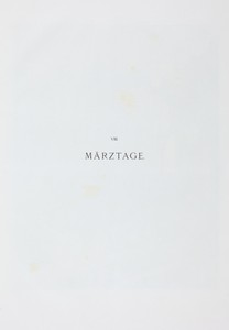 Märztage I (March Days I)