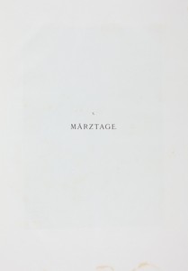 Märztage III (March Days III)
