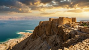 Masada Overlooking Dead Sea