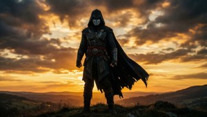 Masked Assassin Silhouette