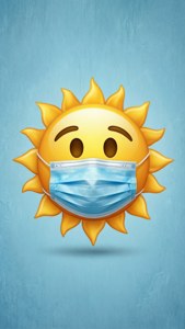 Masked Sun Emoji