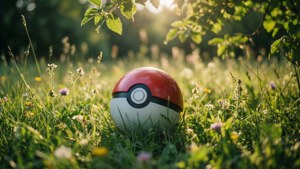 Master Ball in Meadow