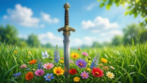 Master Sword in Meadow