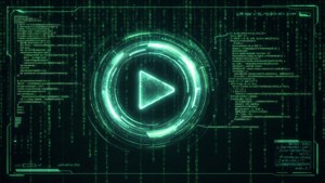 Matrix Play Button