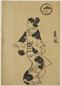Matsukaze, from "Album of Courtesans (Keisei ehon)"
